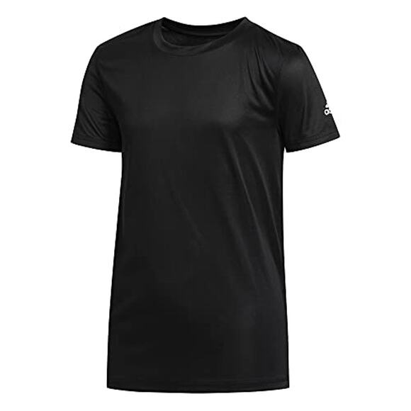 NWT Adidas Boys Clima Tech Tee, Black-Size S - Picture 1 of 1